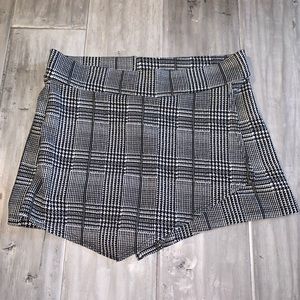 Plaid skort